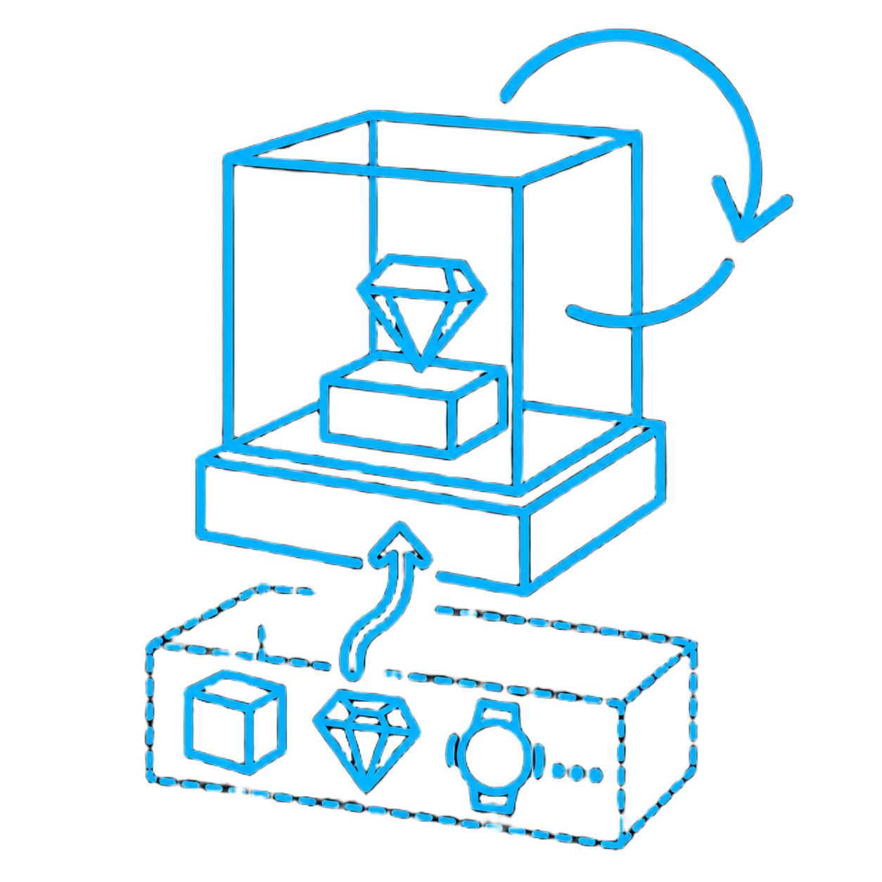 Automatic showcase reloading icon